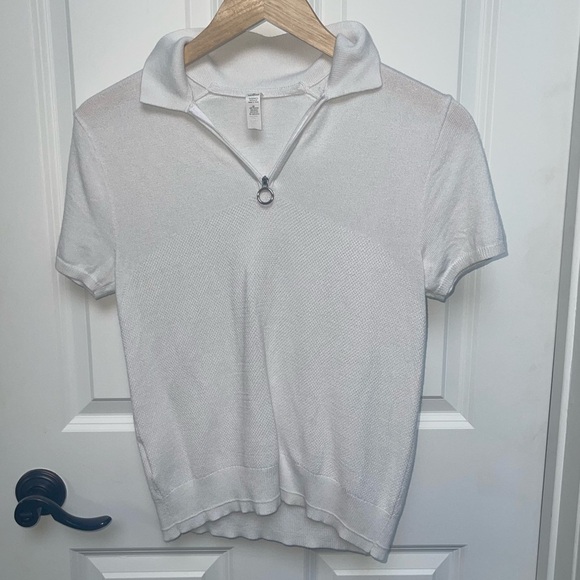Lululemon City Calm Short Sleeve Sweater
White 2020 W3CZHS Cashmere Cashlu Sz 6 - Picture 3 of 8